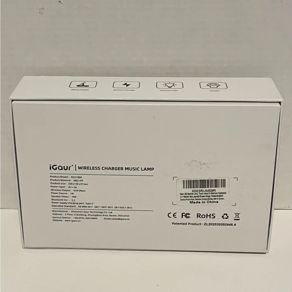 Wireless Charging Station with LED Light